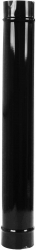 Burlan evacuare fum SPV tabla emailata 120 x 900 mm negru lucios 