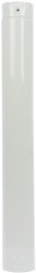 Burlan evacuare fum tabla emailata FI 120 x 500 mm alb lucios 