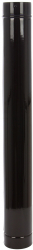 Burlan evacuare fum tabla emailata FI 120 x 500 mm maro lucios 