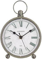 Ceas de masa vintage London analog metalic 16 cm 