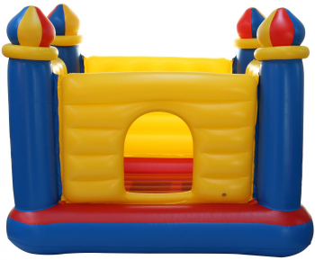 Centru de joaca gonflabil Intex Jump Castel din plastic interior multicolor 175 x 175 x 135 cm 