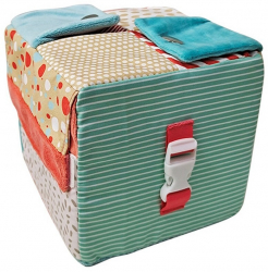 Cub de jucarie bebelusi pentru dezvoltare motricitate 15 x 15 x 15 cm 