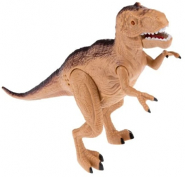 Dinozaur de jucarie Tyrannosaurus REX cu sunet si lumini 24 cm 