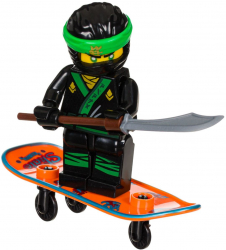 Figurina Lego Ninja Warrior cu accesorii 13.5x4x11 cm 