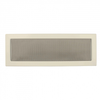 Grila ventilatie semineu otel 170 x 370 mm bej 