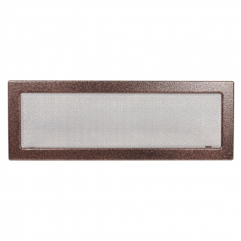 Grila ventilatie semineu otel 170 x 370 mm cupru 
