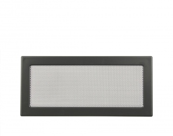 Grila ventilatie semineu otel 170 x 370 mm grafit 