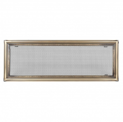 Grila ventilatie semineu otel 170 x 370 mm rustic