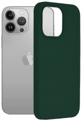 Husa pentru iPhone 14 Pro Max protectie silicon soft shock compatibil Magsafe Verde KOF-BBL7042 