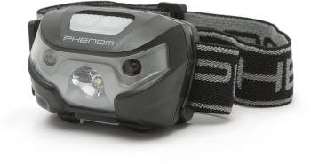 Lanterna COB LED frontala cu acumulator Li-Ion 1200 mAh Negru / Gri 