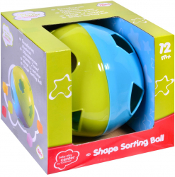Minge educationala cu forme de sortat din plastic pentru bebelusi 55x45x45 cm 