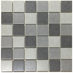 Mozaic ceramic 30 x 30 cm gri mat 