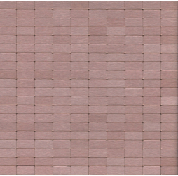 Mozaic din aluminiu 29.6 x 30.6 cm Tara Rectangular roz 