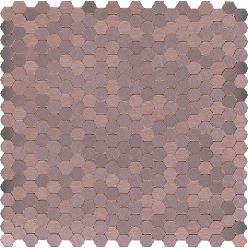 Mozaic din aluminiu 29.8 x 30.6 cm Tara Hexagonal roz 