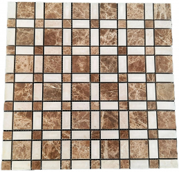 Mozaic marmura 30.5 x 30.5 cm Emperador bej 