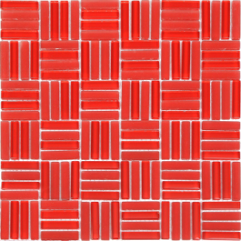 Mozaic sticla 30 x 30 cm Nesty rosu 