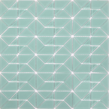 Mozaic sticla 30 x 30 cm Sekdem albastru 