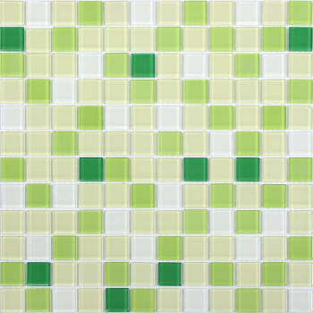 Mozaic sticla 30 x 30 cm verde 