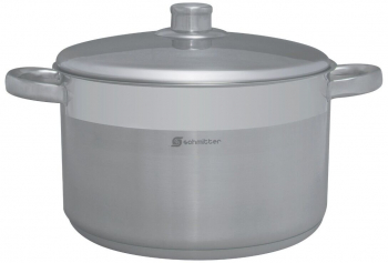 Oala inox 18 x 10 cm cu capac 2.5 L 