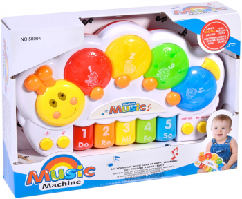 Omida educativa cu functie sonora si luminoasa Lucy Little Genius multicolor 