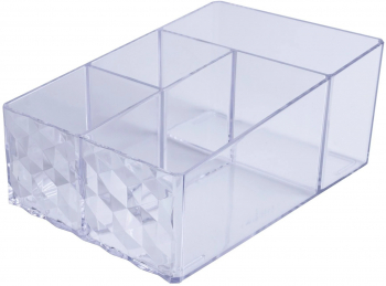 Organizator machiaj Colet 14 x 20 x 8.8 cm transparent 