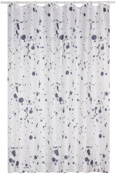 Perdea dus Enamel din poliester 180 x 180 cm alb 