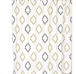 Perdea dus Lima din PEVA 180 x 180 cm model romb 