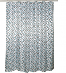 Perdea dus Mosaic din poliester 180 x 200 cm 