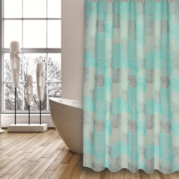 Perdea dus Premium din poliester 180 x 200 cm albastru 
