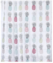 Perdea dus Salvador din poliester 180 x 200 cm model ananas 