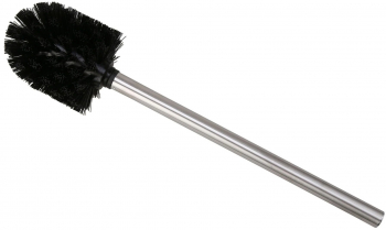 Perie WC din plastic stativ negru mat 