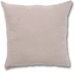 Perna decorativa patrata uni poliester si fibra poliester siliconizata roz 50 x 50 cm Roz 