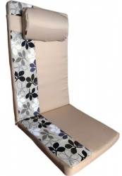 Perna pentru scaun 116 x 48 x 5 cm model floral Multicolor 