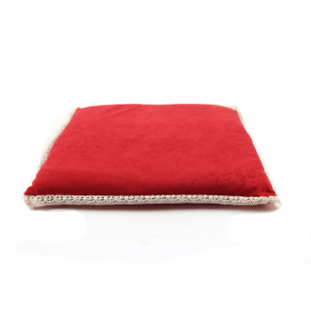 Perna pentru sezut rosie bumbac si poliester 40 x 40 x 3 cm Rosu 