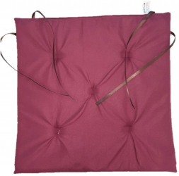 Perna scaun poliester rosu 38 x 37 cm 