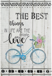Placa decorativa lemn Best things 20 x 30 cm 