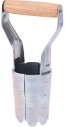 Plantator de bulbi ProGarden metal/lemn 10.5x22.2x7 cm gri Gri / Maro