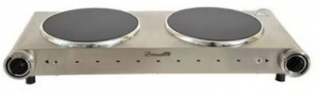 Plita Vitro Ceramica doua ochiuri de gatit corp INOX 2600W 8 Nivele Temperatura 
