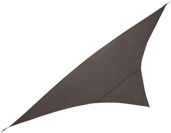 Prelata umbrire B and Q pentru gradina terasa sau camping triunghiulara maro 3.6 x 3.6 x 3.6 m Maro 3.6 m Triunghi Mobilier Gradina