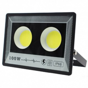Proiector de Exterior Techstar and reg 100W LED COB IP66 Lumina Rece Culoare 6500K Corp Aluminiu Suport Reglab 