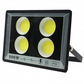 Proiector de Exterior Techstar and reg 200W LED COB IP66 Lumina Rece Culoare 6500K Corp Aluminiu Suport Reglab 