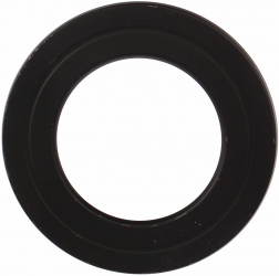 Rozeta burlan otel D 150 mm negru 