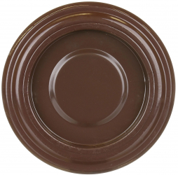 Rozeta cu capac tabla grosime 0.5 mm diametru 120 mm maro 