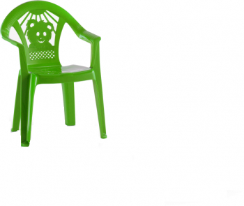 Scaun copii din plastic Bear 37x30x51 cm verde 