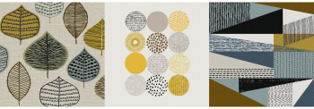 Set 3 tablouri canvas Geometry II 30 x 30 cm 