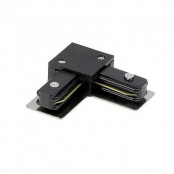 Set Conector pentru Sina Techstar® RailRacks Monofazata Tip L Forma L Negru 