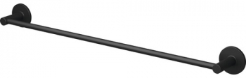Suport de prosop baie Nero din metal fixare prin insurubare sau lipire 60 cm negru 