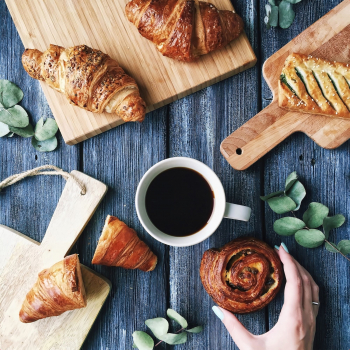 Tablou canvas Breakfast 30 x 30 cm 