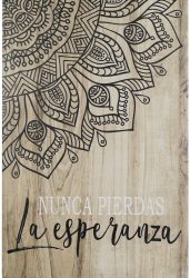 Tablou decorativ lemn Esperanza 20 x 30 cm 