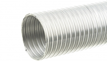 Tub flexibil aluminiu grosime 0.08 mm diametru 110 mm L 3 m argintiu 